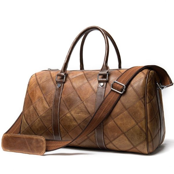 grand sac cuir marron