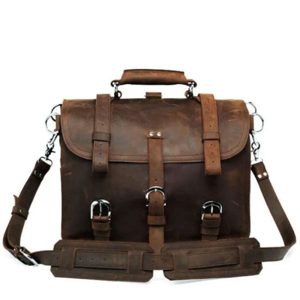 sac bandoulière cuir homme vintage