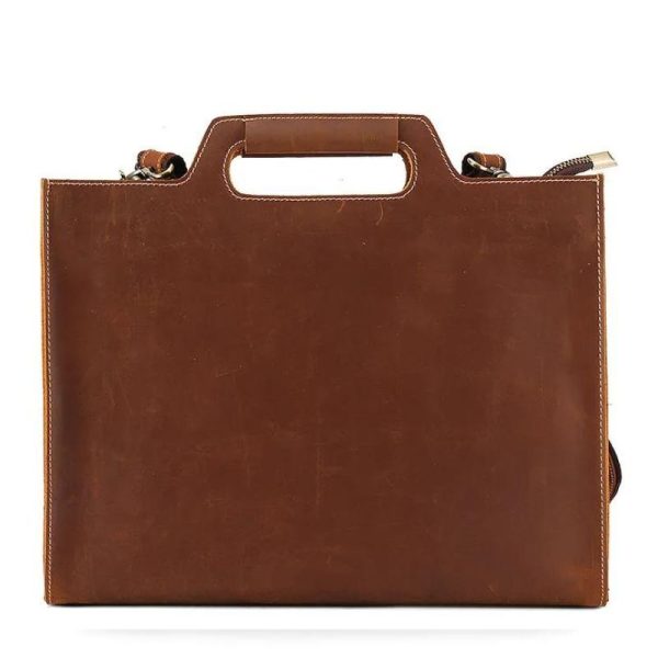 Petite sacoche en cuir pour homme