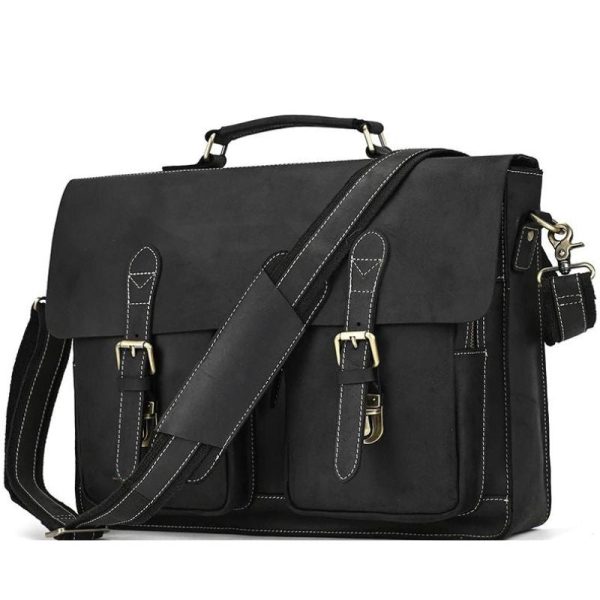 sac messenger noir