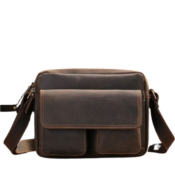 Sac Homme en Cuir Marron