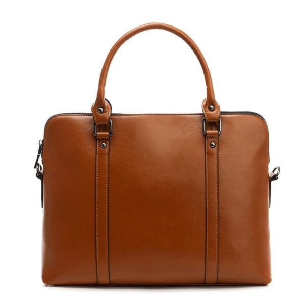 sac ordinateur en cuir femme