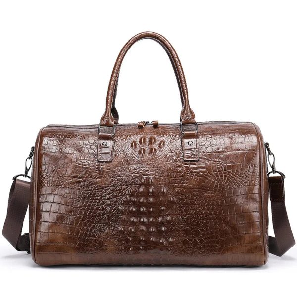 sac homme imitation croco