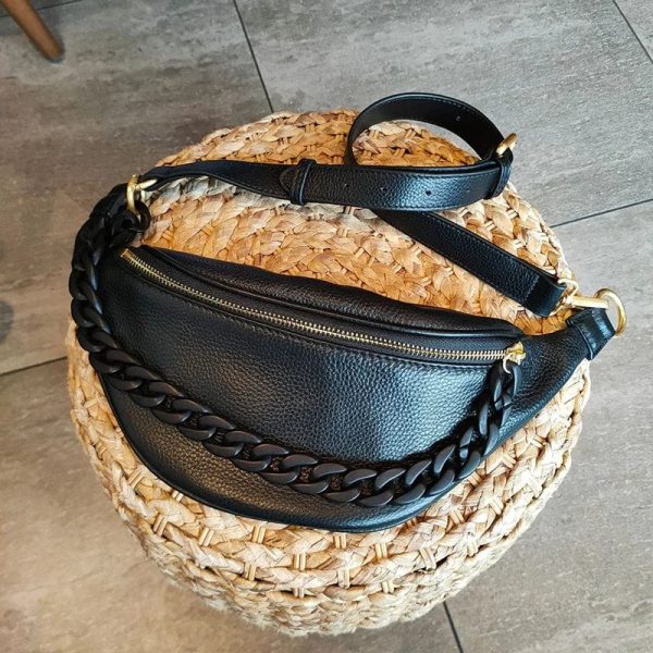 sac banane femme cuir