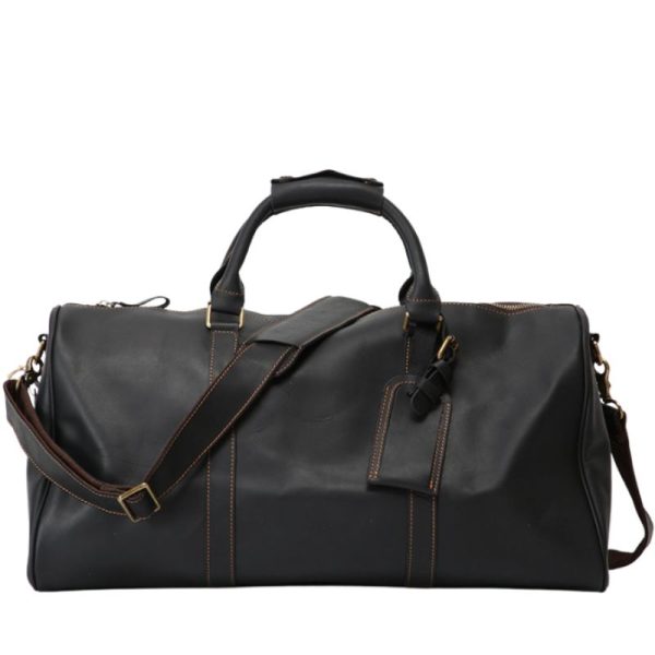 sac bandoulière cuir noir pour homme