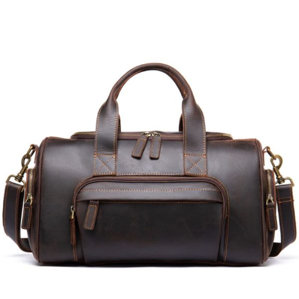 sac de cabine en cuir vachette