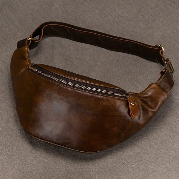 sac banane cuir compact