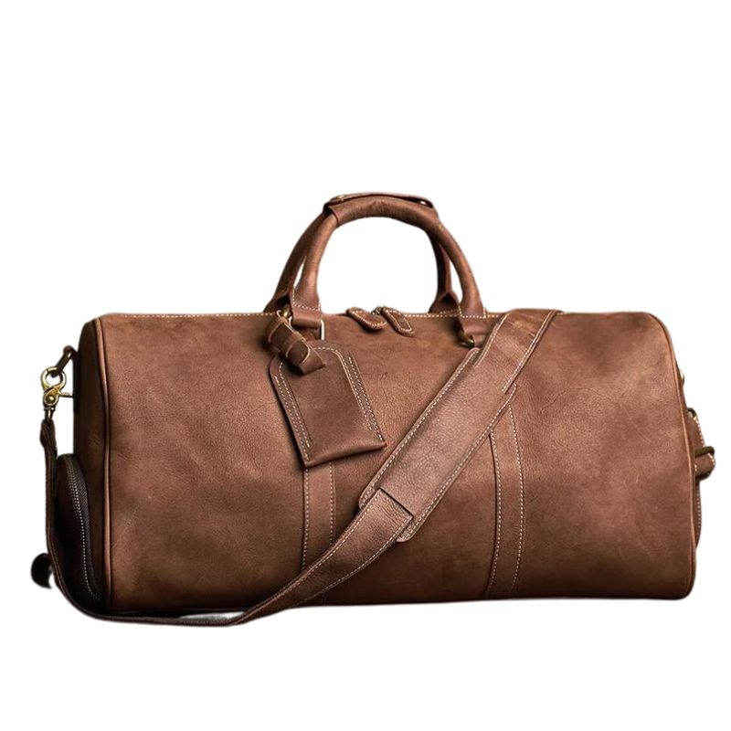 accessoire homme cuir marron