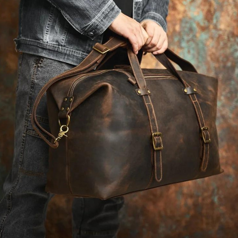 sac cuir homme élégant