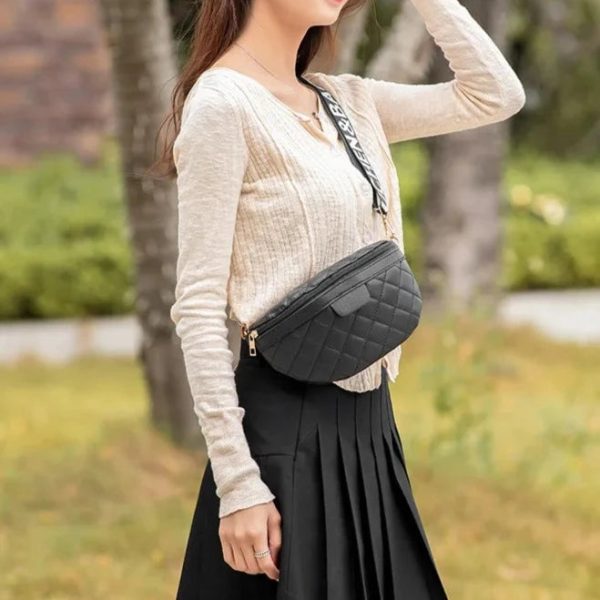 sac banane cuir moderne