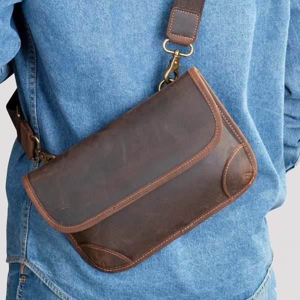 sac banane cuir homme