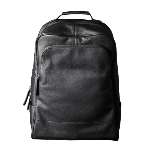 sac à dos noir cuir