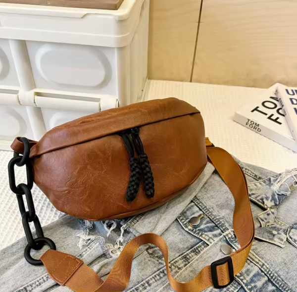 sac banane cuir femme