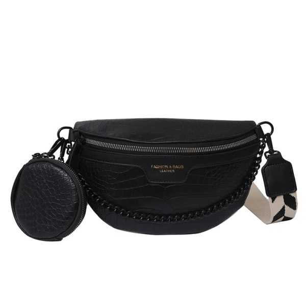 sac banane cuir femme