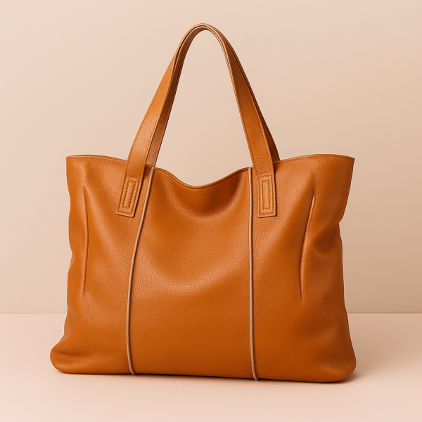 sac cabas cuir souple