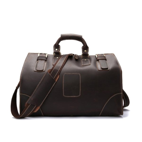 sac de voyage cuir marron