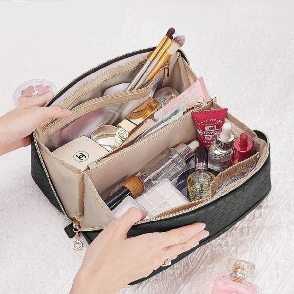 Trousse de Toilette Femme en cuir