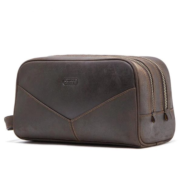 trousse de toilette cuir homme